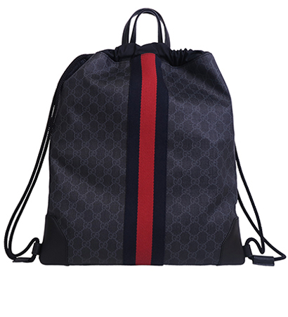 GG Supreme Drawstring Backpack, front view